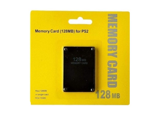 &u++ MEMORY CARD PS2 128 MB BLISTER CORTO SIN MARCA
